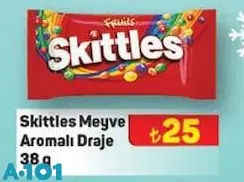 Skittles Meyve Aromalı Draje 38 G