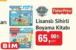 Fisher-Price Lisanslı Sihirli Boyama Kitabı