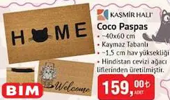 Kaşmir Halı Coco Paspas