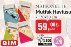 Maisonette Mutfak Havlusu 2'li