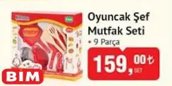 Oyuncak Şef Mutfak Seti 9 Parça