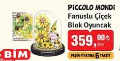 Piccolo Mondi Fanuslu Çiçek Blok Oyuncak