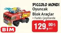 Piccolo Mondi Oyuncak Blok Araçlar