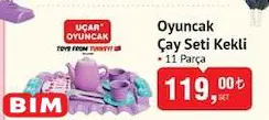 Uçar Oyuncak Çay Seti Kekli 11 Parça