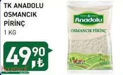 Tarım Kredi Birlik Anadolu Osmancık Pirinç 1 KG