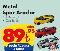 Gokidy Oyuncak Metal Spor Araçlar