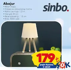 Sinbo Abajur 