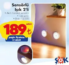 Ledolet Sensörlü Işık 2'li