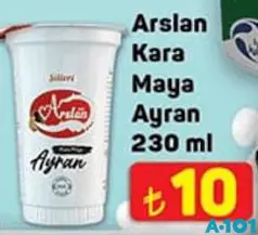 Arslan Kara Maya Ayran 230 ml