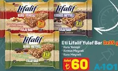 Eti Lifalif Yulaf Bar 3x35 g