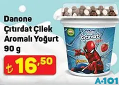 Danone Çıtırdat Çilek Aromalı Yoğurt 90 g