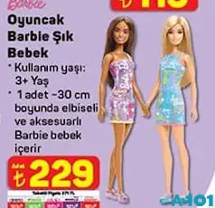 Oyuncak Barbie Şık Bebek