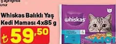 Whiskas Balıklı Yaş Kedi Maması 4x85 g