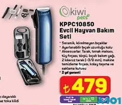 Kiwi Pets KPPC10850 Evcil Hayvan Bakım Seti