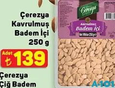 Çerezya Kavrulmuş Badem İçi 250 g