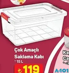 Çok Amaçlı Saklama Kabı 15 L