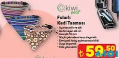 Kiwi Pets Fularlı Kedi Tasması