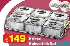 Kristal Kahvaltılık Set