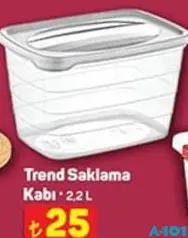 Trend Saklama Kabı 2,2 L