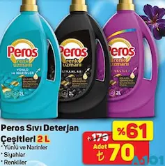 Peros Sıvı Deterjan Çeşitleri 2 L