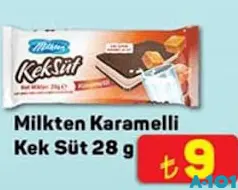 Milkten Karamelli Kek Süt 28 g