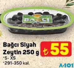 Bağcı Siyah Zeytin 250 g