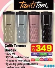 Tantitoni Çelik Termos Bardak 470 ml