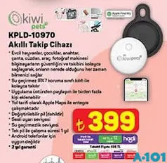 Kiwi Pets KPLD-10970 Akıllı Takip Cihazı