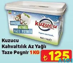 Kuzucu Kahvaltılık Az Yağlı Taze Peynir 1 kg