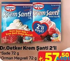 Dr.Oetker Krem Şanti 2'li