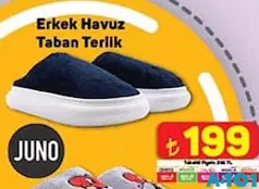 Juno Erkek Havuz Taban Terlik