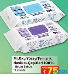 Mr. Oxy Yüzey Temizlik Havlusu Çeşitleri 100'lü