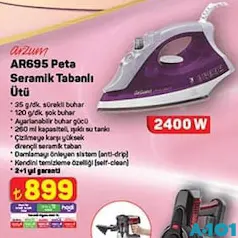 Arzum AR695 Peta Seramik Tabanlı Ütü