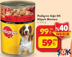 Pedigree Sığır Etli Köpek Maması 400 g