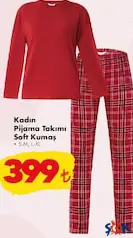 Kadın Pijama Takımı Soft Kumaş