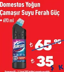 Domestos Yoğun Çamaşır Suyu Ferah Güç