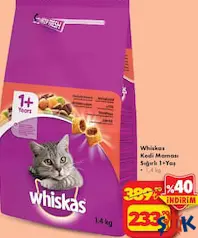 Whiskas Kedi Maması Sığırlı 1+Yaş 1,4 kg