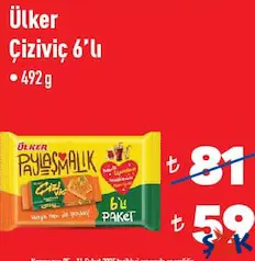 Ülker Çiziviç 6'lı 492 g