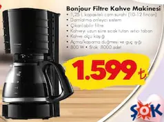 Arzum Bonjour Filtre Kahve Makinesi