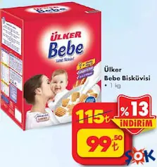 Ülker Bebe Bisküvisi 1 kg