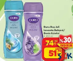 Duru Duş Jeli Lavanta Bahçesi/ Deniz Esintisi 450 ml