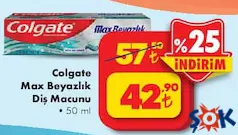 Colgate Max Beyazlık Diş Macunu 50 ml