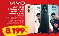 Vivo Y28 128 Gb 8 Gb Ram V2352 Metalik Yeşil / Mercan Turuncu Cep Telefonu