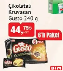 Gusto Çikolatalı Kruvasan 240 g