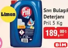 Pril Sıvı Bulaşık Deterjanı 5 kg