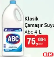 ABC Bembeyaz Çamaşır Suyu 4 kg