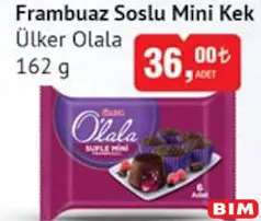 Ülker Olala Frambuaz Soslu Mini Kek 162 g