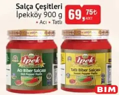 İpekköy Salça Çeşitleri 900 g