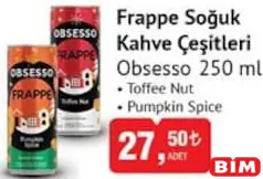 Obsesso Frappe Soğuk Kahve Çeşitleri 250 ml