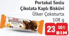 Ülker Çokoturta Portakal Soslu Çikolata Kaplı Bisküvi 108 g